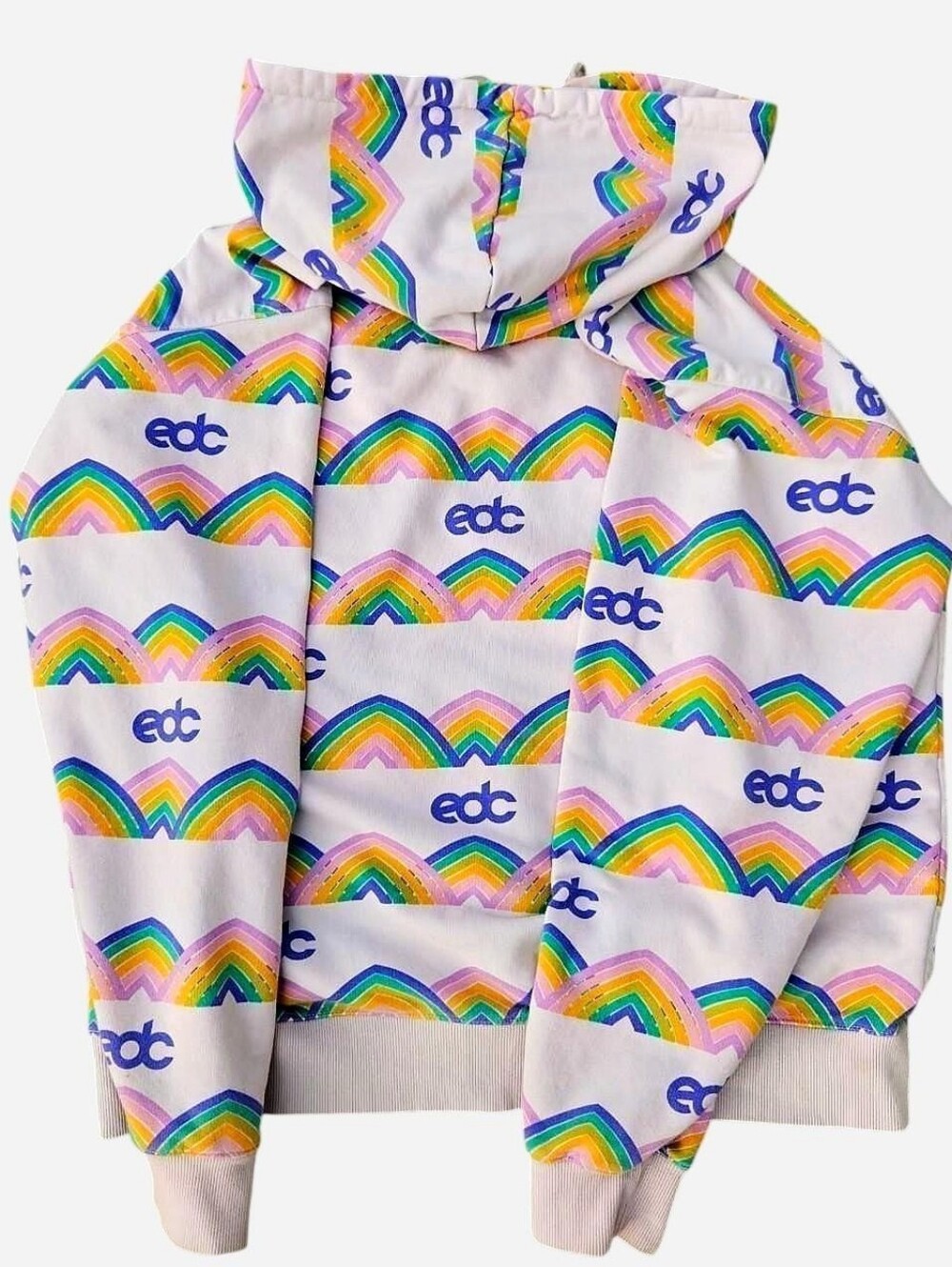 Insomniac Oversized Rainbow EDC Festival Hoodie